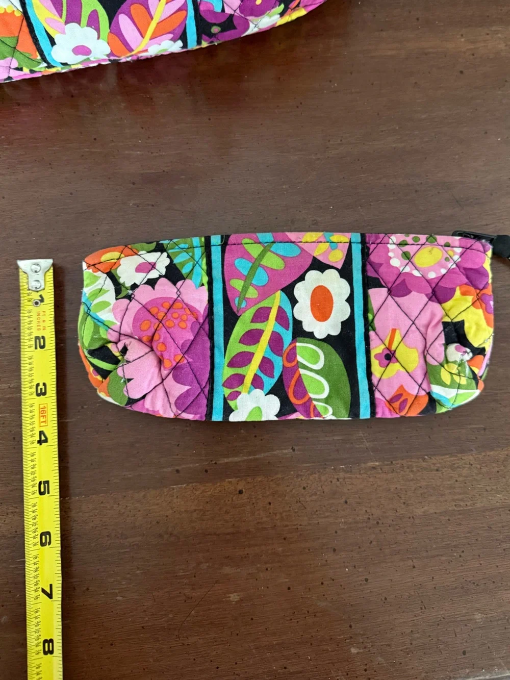 Vera Bradley quilted cosmetic